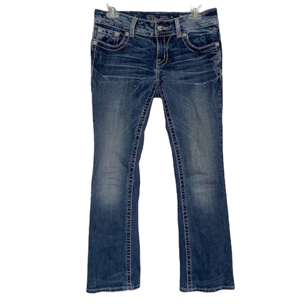 Miss Me Mid-Rise Boot Stretch Jean Size 28 - Picture 2 of 14